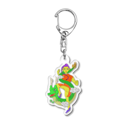 ドラゴンガール Acrylic Key Chain