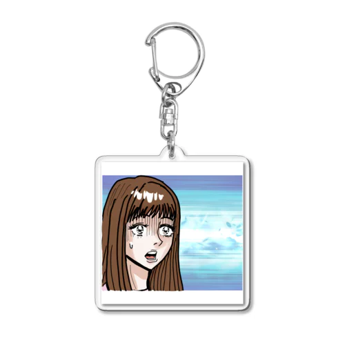 一人っ子女子 Acrylic Key Chain