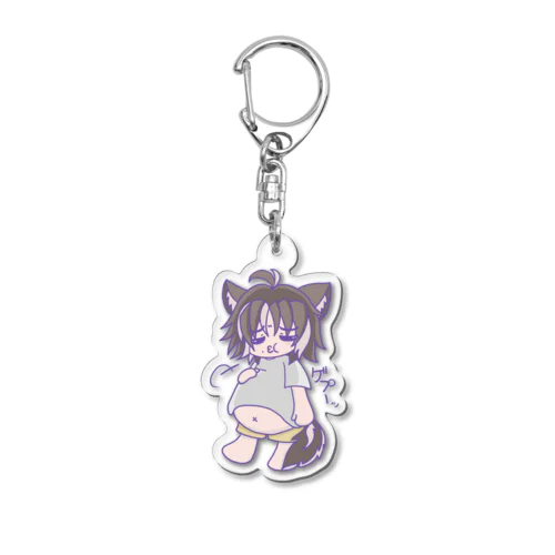 たべすぎなっさんSD Acrylic Key Chain