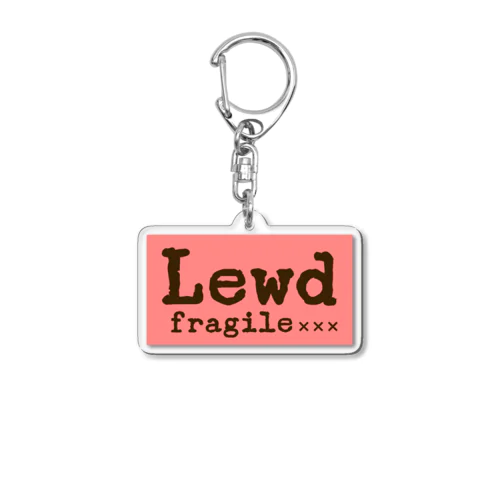 Lewd Acrylic Key Chain