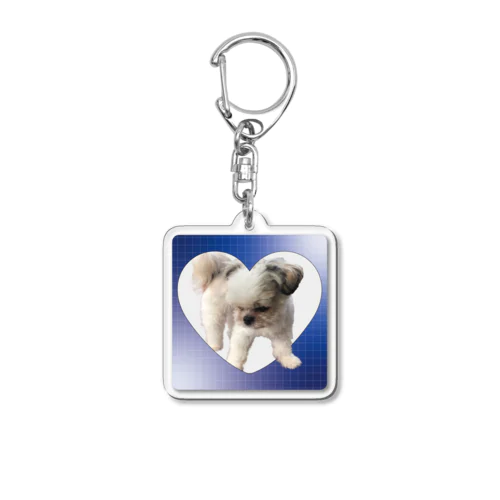 LOVEチワズー Acrylic Key Chain