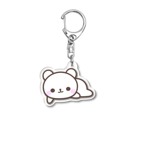 湯かげんちぇっくま Acrylic Key Chain