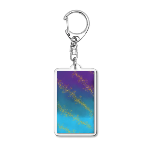 イナズマ⚡が走る空。 Acrylic Key Chain