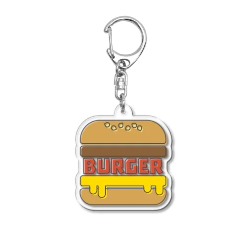 BURGER アクリルキーホルダー