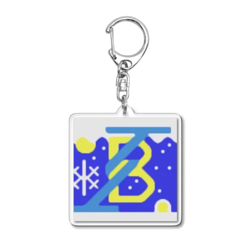 雪国の旗T Acrylic Key Chain