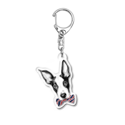 BRUNO Acrylic Key Chain