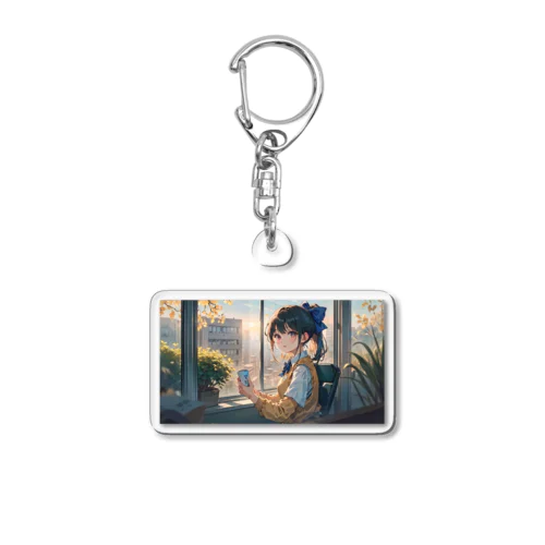 秋と女子高生 Acrylic Key Chain