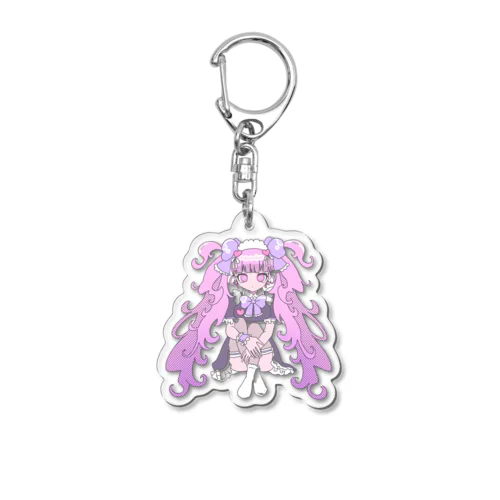 ぴんくぱーぷるめいど Acrylic Key Chain