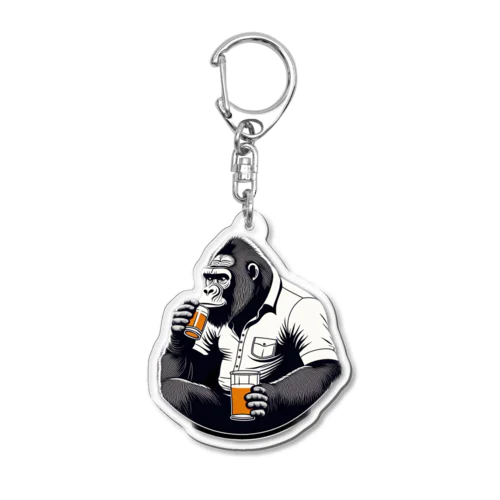 ゴリラビール Acrylic Key Chain