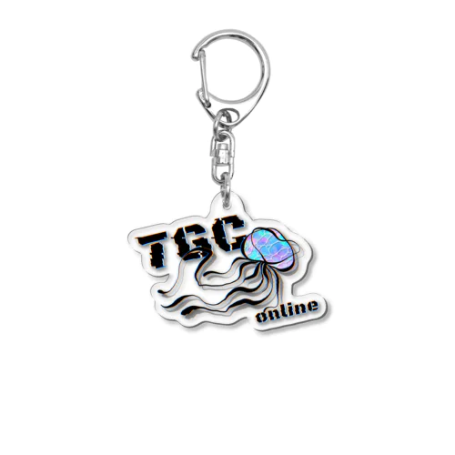 水面クラゲ Acrylic Key Chain