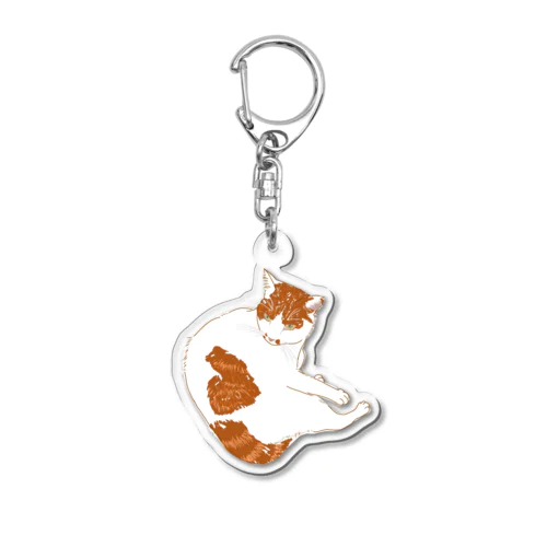 ラッキーハートキャット Acrylic Key Chain