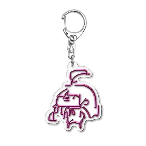 iron phi Acrylic Key Chain