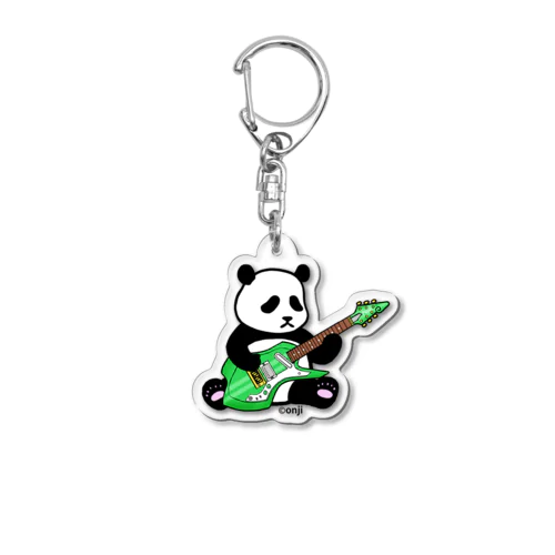 PANDA ALSO LOVES TO PLAY THE GUITAR.GR Acrylic Key Chain