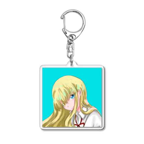 杏杜 しゃがみシリーズ アップ Acrylic Key Chain