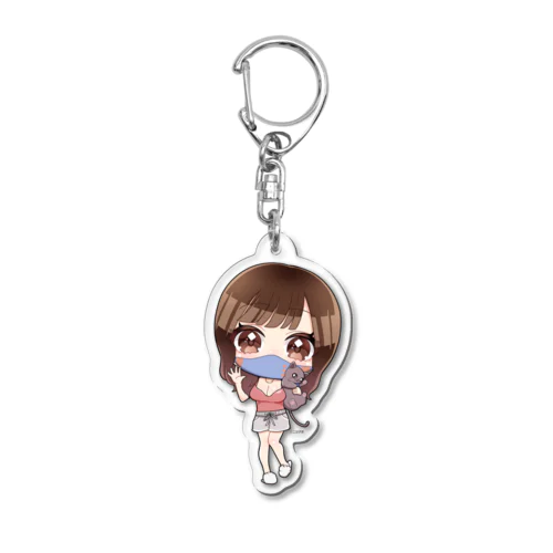 競馬OLあい＠あいの競馬チャンネル Acrylic Key Chain