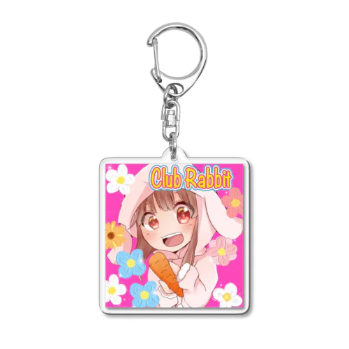 Club Rabbit アイコン Acrylic Key Chain