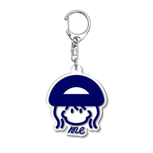 女の子(アルファベットD ver.) Acrylic Key Chain