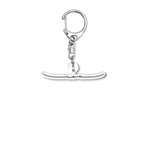 Lien black Acrylic Key Chain