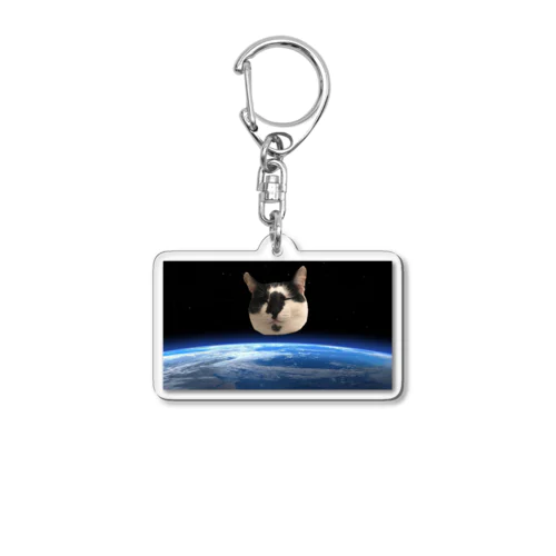 衛星猫 Acrylic Key Chain