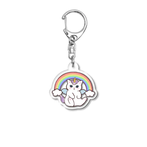 Unicorn Kitty🌈 Acrylic Key Chain