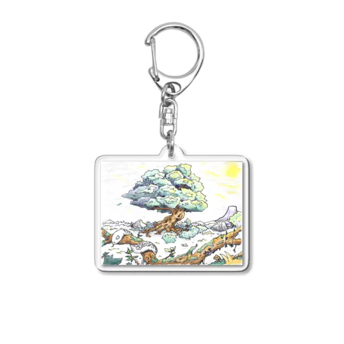 世界樹の木 Acrylic Key Chain