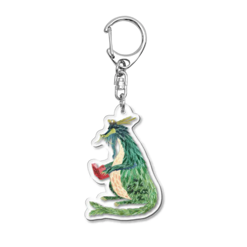 森のドラゴン Acrylic Key Chain