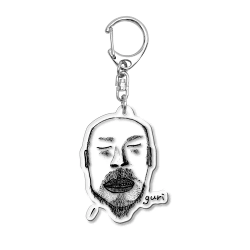 居眠りただしくん Acrylic Key Chain