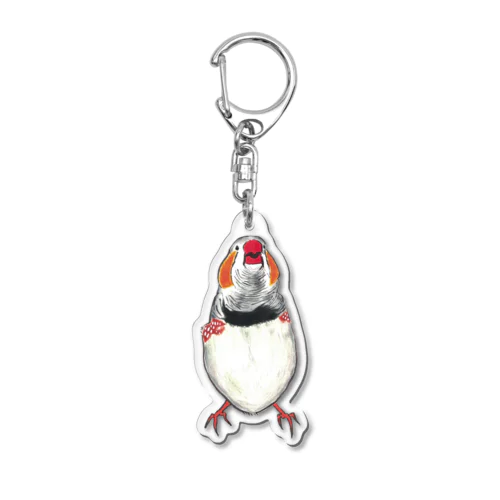 [森図鑑] 和風錦華鳥 Acrylic Key Chain