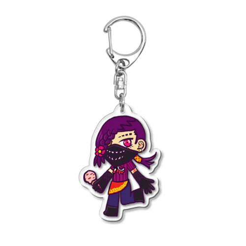 Ｄ(マスクあり) Acrylic Key Chain