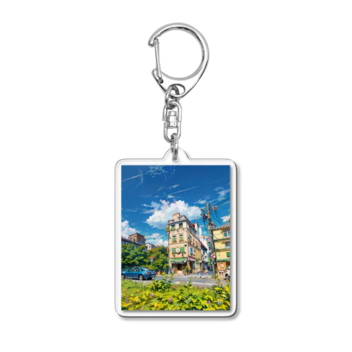 夏の風景1 Acrylic Key Chain