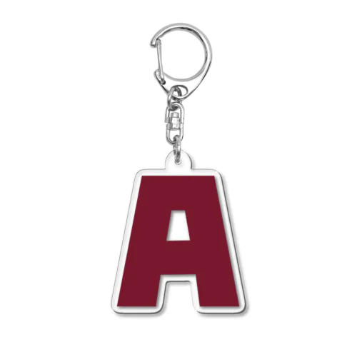 アタリメ団「A」ロゴグッズ Acrylic Key Chain