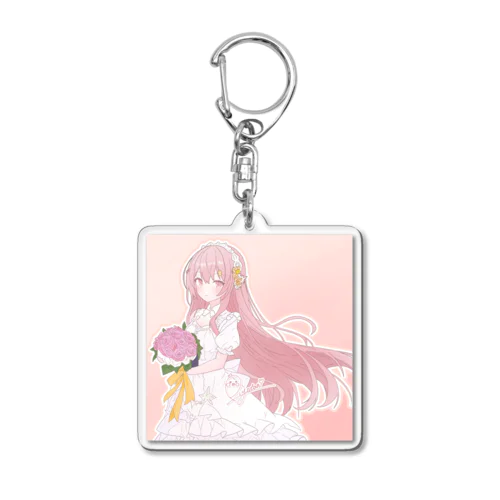 ウェディングぴよたん Acrylic Key Chain