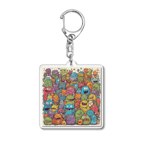 color ghost Acrylic Key Chain