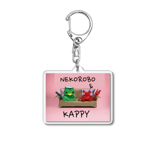 ネコロボ&かっぴー Acrylic Key Chain