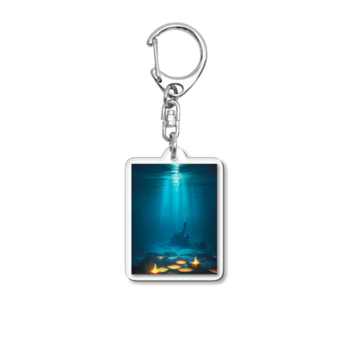 Undersea Voyage 〜神秘的な海底の旅〜　No.3　「深眠」 Acrylic Key Chain