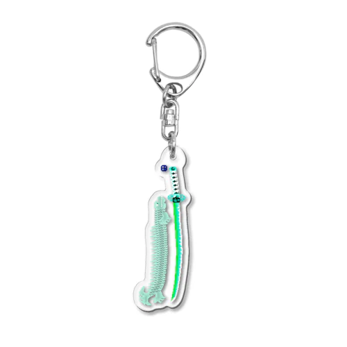 名刀 "吽" Acrylic Key Chain