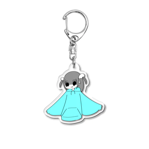 モモンガパーカーちゃん Acrylic Key Chain