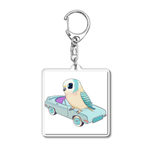 レトロンインコ Acrylic Key Chain