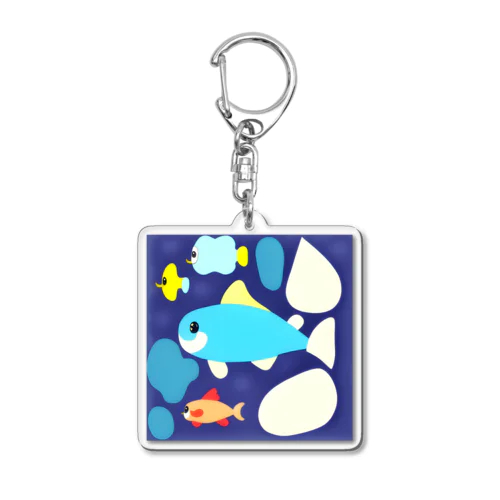 海の世界 Acrylic Key Chain