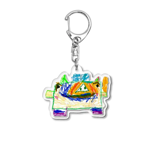 ふわふわくんと僕のオニ Acrylic Key Chain