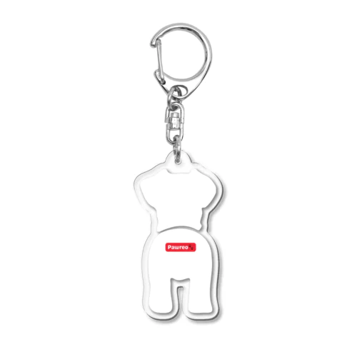 Pawreo🐾おでかけキーホルダー(シルバー） Acrylic Key Chain