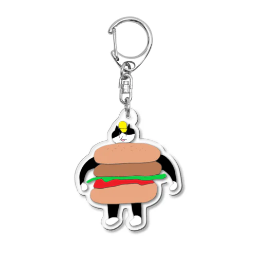 くーちゃんバーガー アクリルキーホルダー