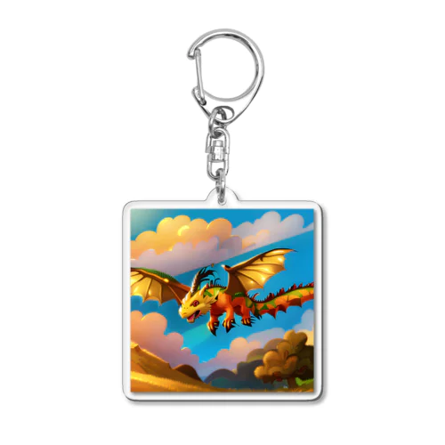 八恩森の守り空龍　 Acrylic Key Chain