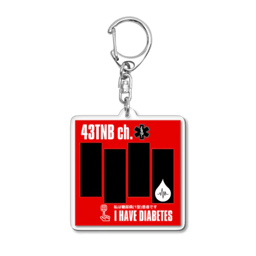 【1型】キーホルダー【43tnbch】 Acrylic Key Chain