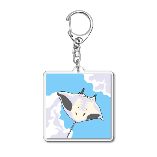 マンタ Acrylic Key Chain