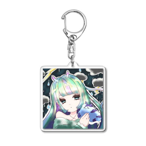 うみうしいるる Acrylic Key Chain