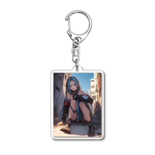 AIアートガールズ　#4 Acrylic Key Chain