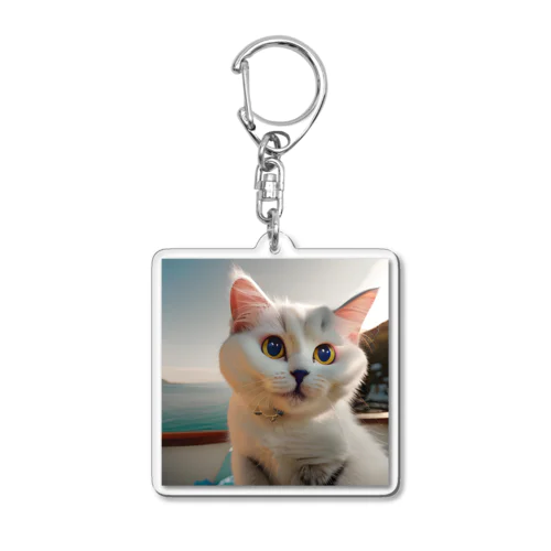 癒やしの子猫　イラストグッズ Acrylic Key Chain