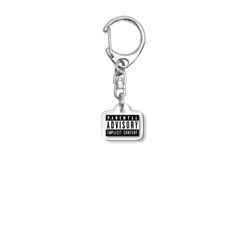 PARENTAL ADVISORY-IMPLICIT CONTENT- Acrylic Key Chain