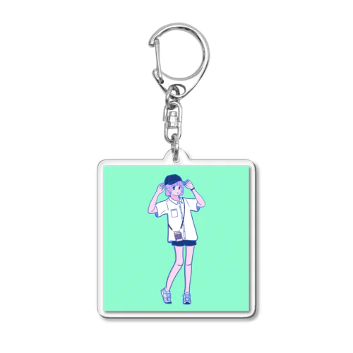 キャップガール Acrylic Key Chain